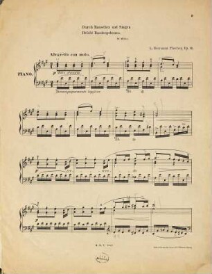 Müllerlied : für Pianoforte ; Op. 15