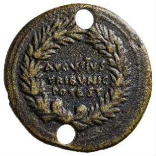 Münze, Dupondius, 17 v. Chr.