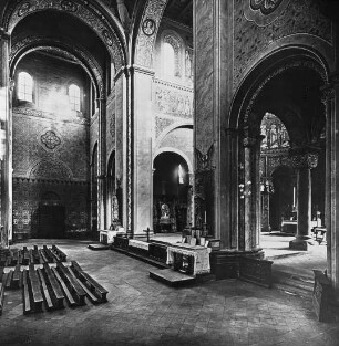 Hildesheim, St. Godehard, ehem. Benediktiner-Klosterkirche, Vierung und Querhaus, nach Norden