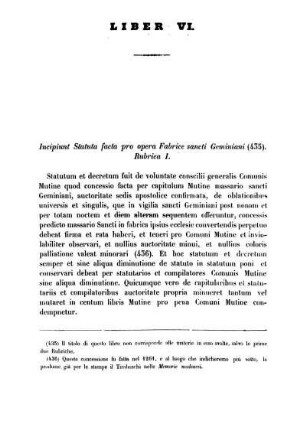 Rubrica I. - Rubrica XIV.