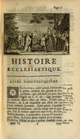 Histoire Ecclesiastique. 6, Depuis l'an 429 jusques à l'an 483