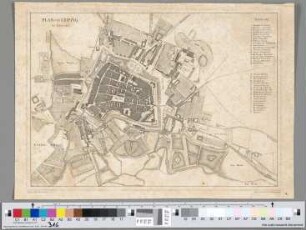 Plan von Leipzig : im Jahre 1813