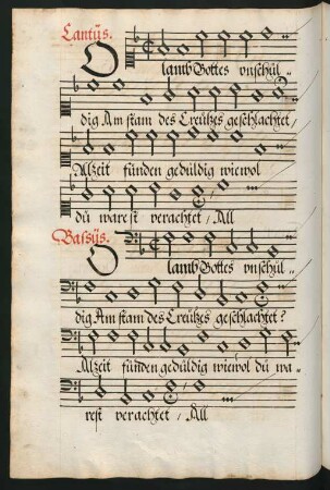 O Lamm Gottes unschuldig; V (4)
