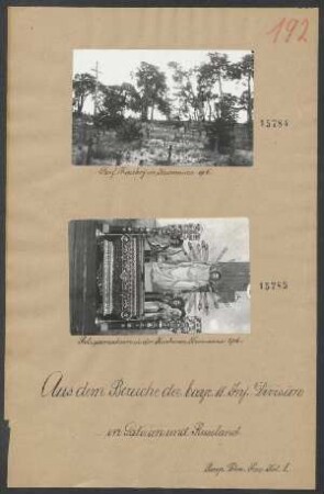 In Galizien und Rußland: Dorffriedhof in Kreczewicze 1916