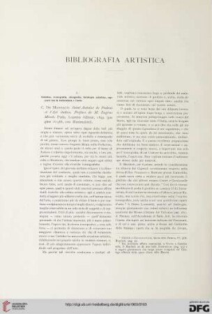 Bibliografia artistica