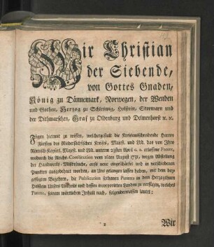[Patent für die Stadt Altona, die Abstellung der Handwerks-Mißbräuche befreffend.]