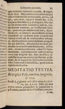 95-99, Meditatio Tertia