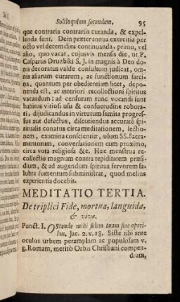 95-99, Meditatio Tertia