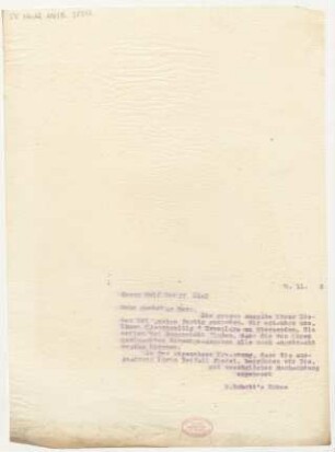 Brief an Rudolf Käser : 08.11.1915