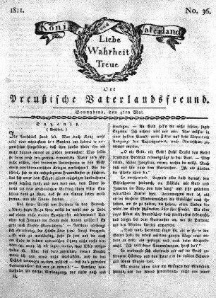 No. 36., vom 4ten Mai