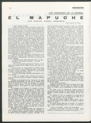 Los horrores de la guerra - El Mapuche