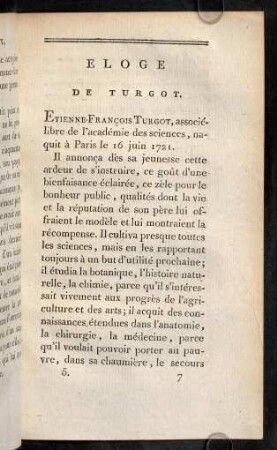 145-162, Eloge de Turgot.