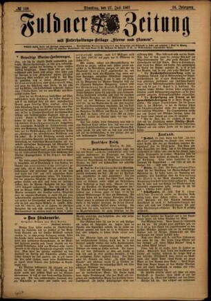 Ausgabe vom Dienstag, den 27. Juli 1897.