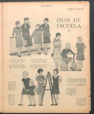Días de escuela [Dibujos] : Para la mujer