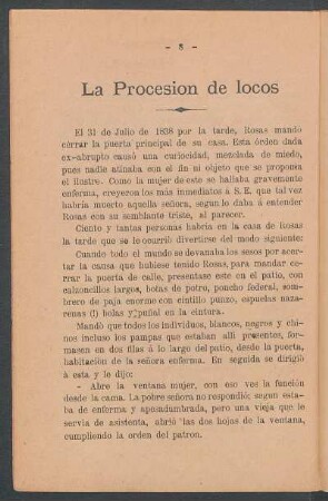 La procesión de locos