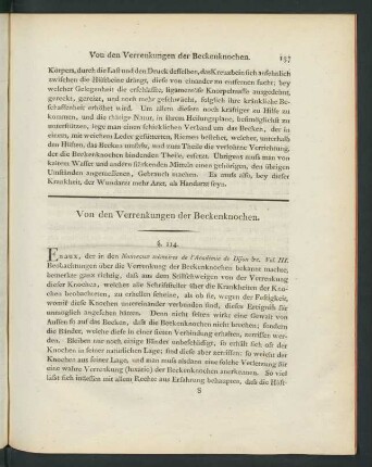 Von den Verrenkungen der Beckenknochen