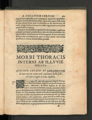 Morbi Thoracis Interni Ab Illvvie Serosa.
