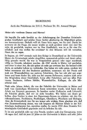 Begrüßung