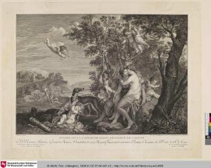 JUPITER SOUS LA FORME DE DIANE AMOUREUX DE CALISTO; [Jupiter und Kallisto]