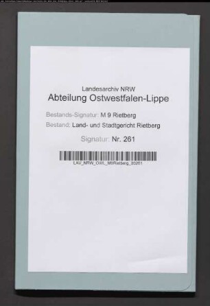 Erblasser: Diekmann, Mathias: Testament