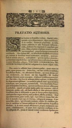 Consilia et negotia politica