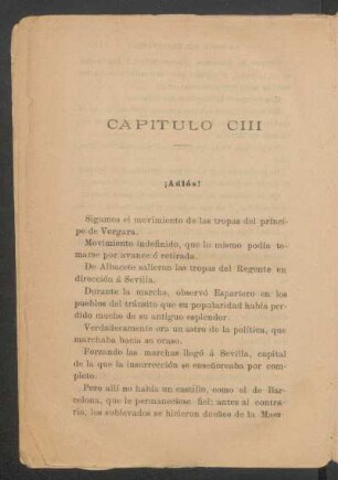 Capítulo CIII - ¡Adiós!