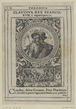 Bildnis des Clavdivs Rex Francorvm