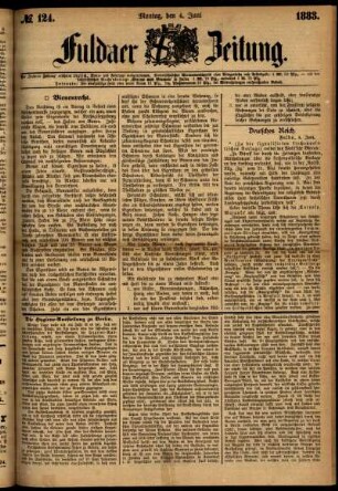 Ausgabe vom Montag, den 04. Juni 1883.