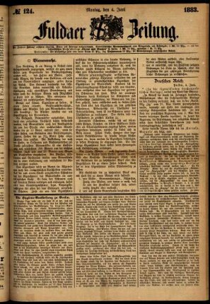 Ausgabe vom Montag, den 04. Juni 1883.
