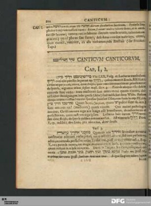 Canticvm Canticorvm.