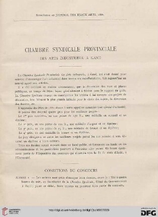 Supplément au Journal des Beaux-Arts. 1880