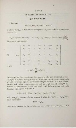 Un teorema su' determinanti.