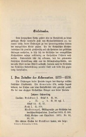 Geschichte des evangelischen Kirchengesanges im Herzogthum Gotha, 2. Die gothaischen Kirchenlieddichter