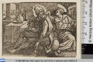 Der Evangelist Matthäus, schreibend