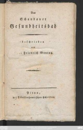 Das Schandauer Gesundheitsbad