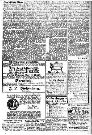 Berliner Gerichts-Zeitung : Tageszeitung für Politik, Rechtspflege, Handel, Industrie, Kunst, Litteratur. 12, 12. 1864