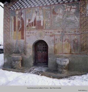 Der Heilige Christophorus, die Gregorsmesse, der Heilige Georg und Heilige