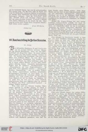 Kunstaustellung der Berliner Secession
