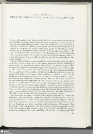 Die Technik Der Mechanisch-Industriellen Verzierungen