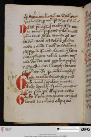 Sequentiae et orationes de BMV. Sequenzen