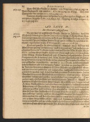 Ad Caput IV. De Civitate Augustana.