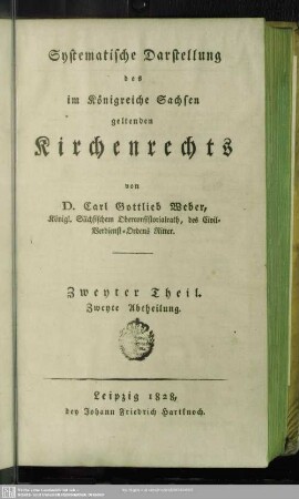 2,2: Privatkirchenrecht im engern Sinne