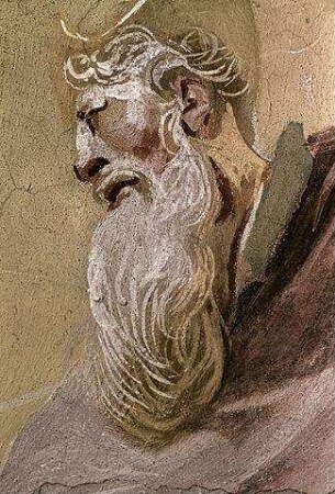 Die Heilige Dreifaltigkeit umgeben von den Heiligen Petrus, Paulus, Benedikt und Koloman sowie Moses und Aaron