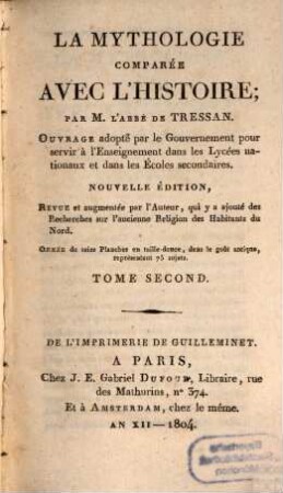 La mythologie comparée avec l'histoire, 2