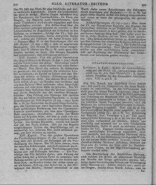Oberndorfer, J. A.: System der Nationalökonomie aus der Natur des Nationallebens entwickelt. Landshut: Krüll 1822