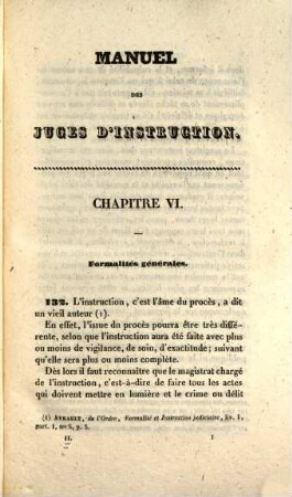 Manuel des juges d'instruction, 2
