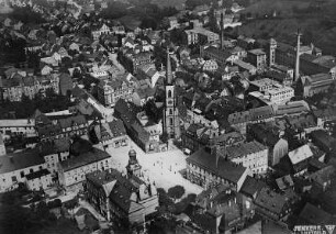 Stollberg : Luftbildschrägaufnahme