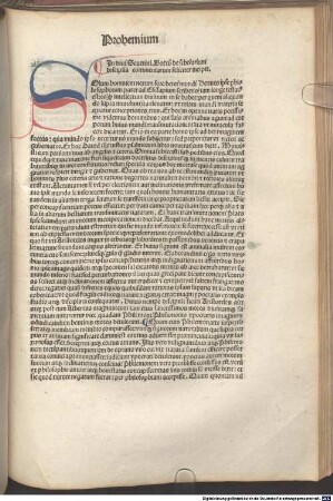 De consolatione philosophiae : beide Werke mit Kommentar von Pseudo-Thomas Aquinas. Mit Gedicht von Conradus [Intzverger?] [1-2], [2]. De disciplina scholarium : Pseudo-Boethius