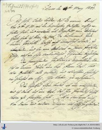Nachlass J. G. Jacobi (NL 7/IV B 349) : Briefwechsel Pfeffel - Jacobi