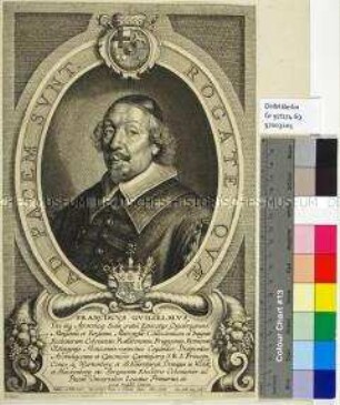 Bildnis von Franz Wilhelm Graf von Wartenberg, Fürstbischof von Osnabrück (Kurköln) - Abgesandter zur Friedenskonferenz in Münster 1648 (Westfälischer Friede)